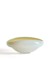 Load image into Gallery viewer, Nodila white glass centrepiece 30 x 21cm