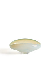 Load image into Gallery viewer, Nodila white glass centrepiece 23 x 16.5cm