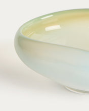 Load image into Gallery viewer, Nodila white glass centrepiece 19 x 14cm - image 5