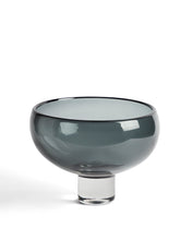 Load image into Gallery viewer, Sirau grey glass centrepiece Ø29.8cm