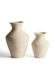 Load image into Gallery viewer, Pria beige papier-mâché vase 25cm - image 2