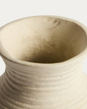 Load image into Gallery viewer, Pria beige papier-mâché vase 25cm - image 8