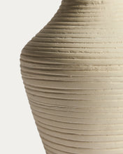 Load image into Gallery viewer, Pria beige papier-mâché vase 36cm - image 6