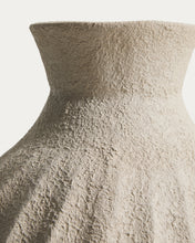Load image into Gallery viewer, Arquena beige papier-mâché vase 67cm - image 4
