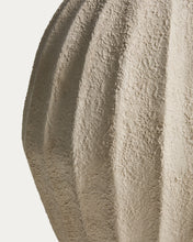 Load image into Gallery viewer, Arquena beige papier-mâché vase 67cm - image 6
