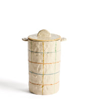 Load image into Gallery viewer, Belor ceramic pot with multicoloured lines 22cm