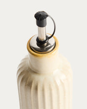 Load image into Gallery viewer, Belor white ceramic oil cruet - image 3