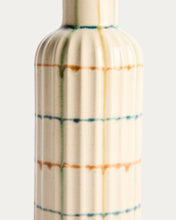 Load image into Gallery viewer, Belor ceramic oil cruet with multicoloured lines - image 5