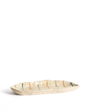 Load image into Gallery viewer, Belor ceramic tray with multicoloured lines 31.8 x 13cm