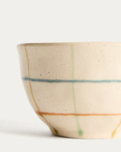 Load image into Gallery viewer, Belor ceramic bowl with multicoloured lines - image 4