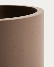 Load image into Gallery viewer, Aiguablava brown cement planter Ø 42cm - image 4