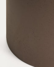 Load image into Gallery viewer, Aiguablava brown cement planter Ø 42cm - image 5