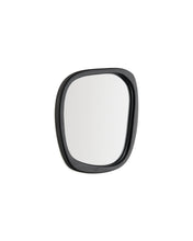Load image into Gallery viewer, Alura black teak wood mirror 45,5 x 47 cm FSC 100%