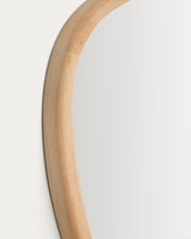 Load image into Gallery viewer, Alura teak wood mirror 45,5 x 47 cm FSC 100% - image 4