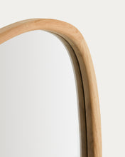 Load image into Gallery viewer, Alura teak wood mirror 45,5 x 47 cm FSC 100% - image 5