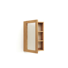 Load image into Gallery viewer, Plubia medicine cabinet with mirror in solid teak, 50 x 70 cm - image 3