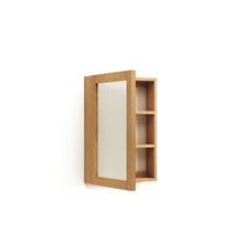 Load image into Gallery viewer, Plubia medicine cabinet with mirror in solid teak, 50 x 70 cm - image 4