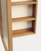 Load image into Gallery viewer, Plubia medicine cabinet with mirror in solid teak, 50 x 70 cm - image 10