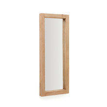 Load image into Gallery viewer, Maden wooden mirror with a natural finish 50 x 120 cm
