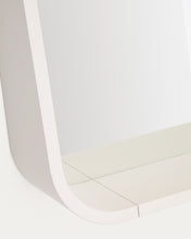 Load image into Gallery viewer, Salaya mirror in lacquered beige ash laminated plywood 90 x 60 cm - image 7
