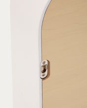 Load image into Gallery viewer, Salaya mirror in lacquered beige ash laminated plywood 90 x 60 cm - image 8