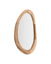 Load image into Gallery viewer, Selem mungur wood mirror with natural finish 60 x 107 cm - image 2