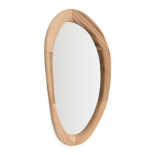 Load image into Gallery viewer, Selem mungur wood mirror with natural finish 60 x 107 cm - image 3