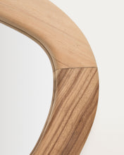 Load image into Gallery viewer, Selem mungur wood mirror with natural finish 60 x 107 cm - image 8