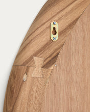 Load image into Gallery viewer, Selem mungur wood mirror with natural finish 60 x 107 cm - image 9