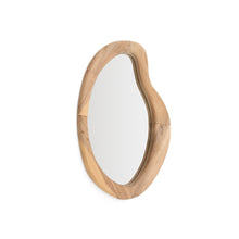 Load image into Gallery viewer, Selem mungur wood mirror with natural finish 68 x 44 cm
