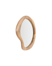 Load image into Gallery viewer, Selem mungur wood mirror with natural finish 68 x 44 cm - image 4