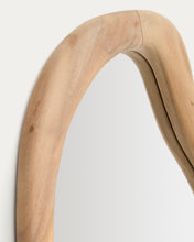 Load image into Gallery viewer, Selem mungur wood mirror with natural finish 68 x 44 cm - image 7