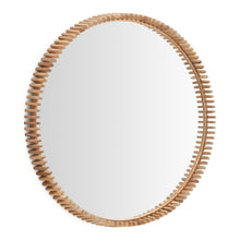 Load image into Gallery viewer, Polke Teak Wood Mirror Ø 100 cm