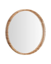 Load image into Gallery viewer, Polke Teak Wood Mirror Ø 100 cm - image 2