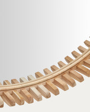 Load image into Gallery viewer, Polke Teak Wood Mirror Ø 80 cm - image 6
