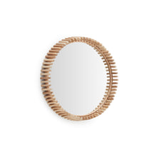 Load image into Gallery viewer, Polke Teak Wood Mirror Ø 60 cm