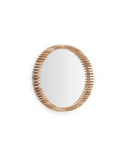 Load image into Gallery viewer, Polke Teak Wood Mirror Ø 60 cm - image 2