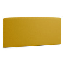 Load image into Gallery viewer, Dyla headboard with removable mustard cover for a bed up to 150 cm FSC Mix Credit