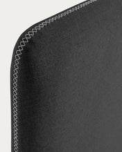 Load image into Gallery viewer, Dyla bed cover for a 90 x 190 cm mattress in black - image 7