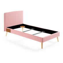 Load image into Gallery viewer, Dyla bed cover for a 90 x 190 cm mattress in pink - image 3