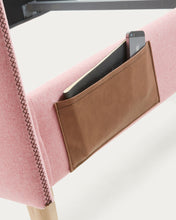 Load image into Gallery viewer, Dyla bed cover for a 90 x 190 cm mattress in pink - image 6