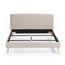 Load image into Gallery viewer, Dyla bed cover for a 150 x 190 cm mattress in beige - image 5
