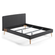 Load image into Gallery viewer, Dyla bed cover in black for a 160 x 200 cm mattress - image 3