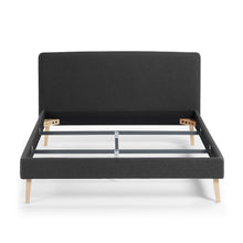Load image into Gallery viewer, Dyla bed cover in black for a 160 x 200 cm mattress - image 5