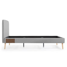 Load image into Gallery viewer, Dyla bed cover in grey for a 160 x 200 cm mattress - image 4