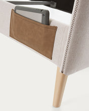 Load image into Gallery viewer, Dyla bed cover in beige for a 160 x 200 cm mattress - image 9