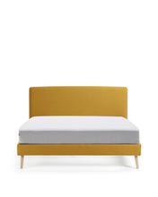 Load image into Gallery viewer, Dyla bed cover in mustard for a 160 x 200 cm mattress - image 2