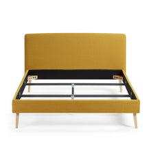 Load image into Gallery viewer, Dyla bed cover in mustard for a 160 x 200 cm mattress - image 5