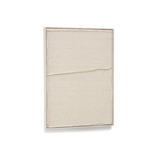 Load image into Gallery viewer, Maha white wall hanging with horizontal line 52 x 72 cm