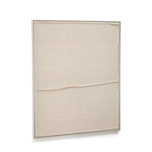 Load image into Gallery viewer, Maha white wall hanging with horizontal line 82 x 102 cm